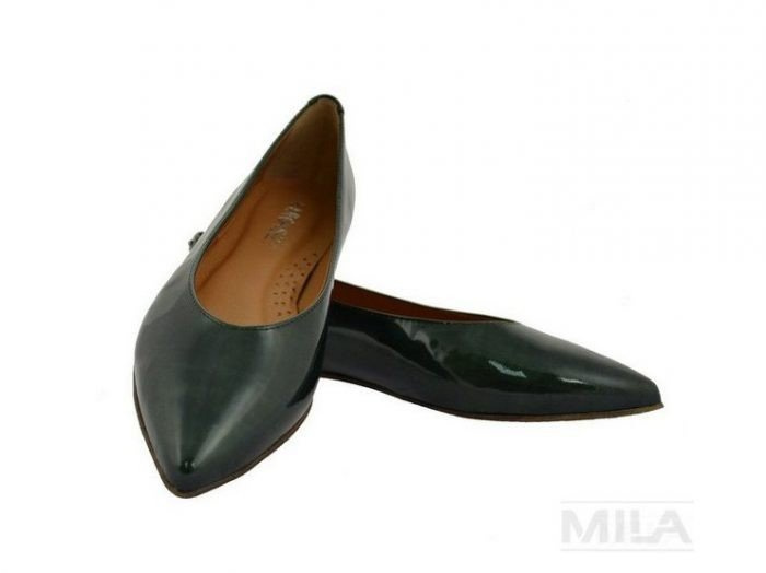 Patentované balerínky Łukasz se špičatou špičkou 2780