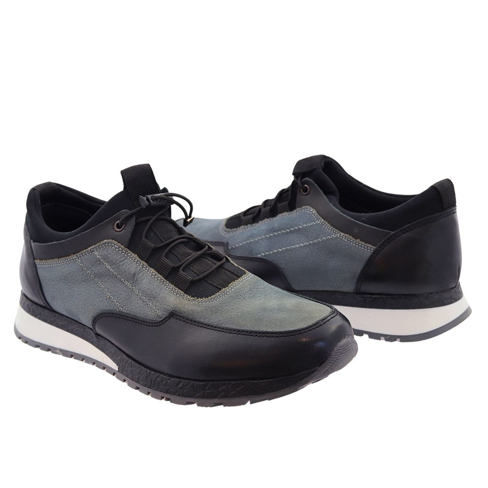 Šedé pánské sportovní boty na šněrování