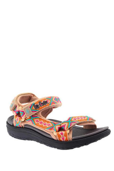 Dámské sportovní sandály na suchý zip, béžová