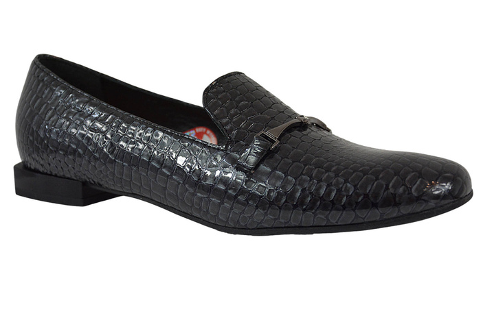 Mokasíny Arka 6240, šedé