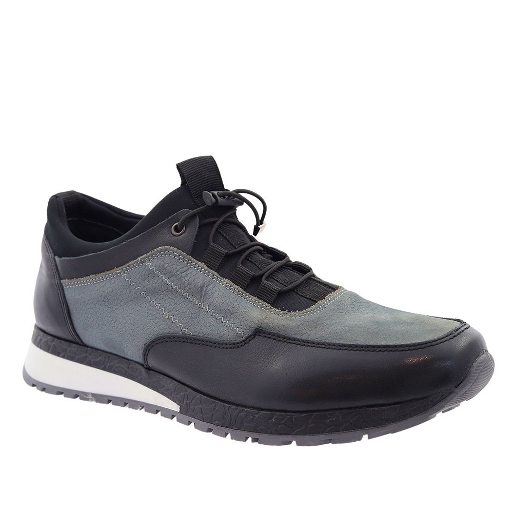 Šedé pánské sportovní boty na šněrování