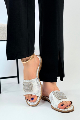 Zlaté dámské žabky Potocki