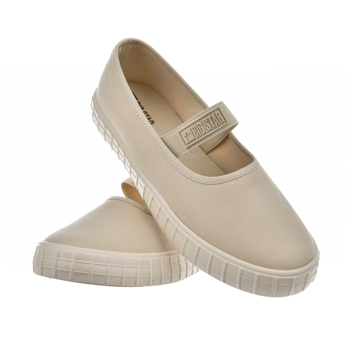 Dámské béžové tenisky s gumou Big Star