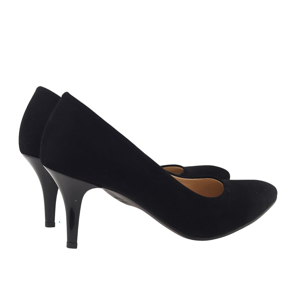 Černé semišové lodičky Dantex