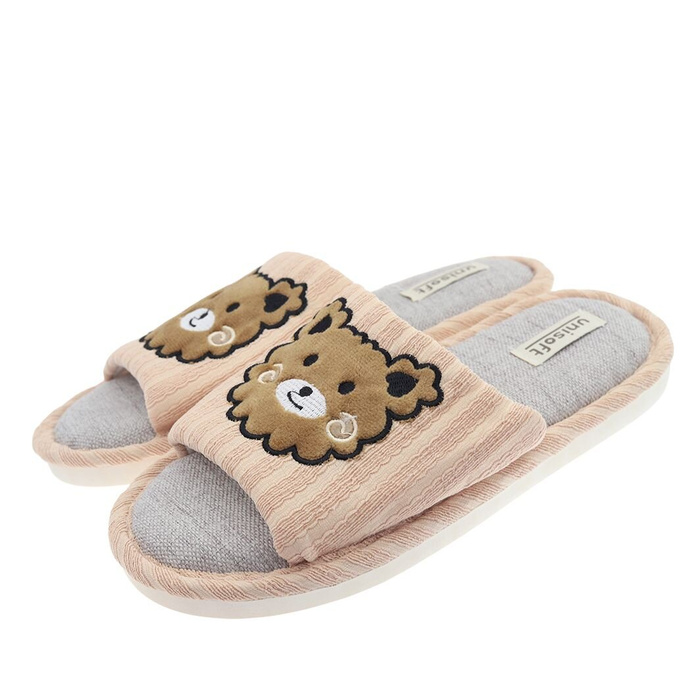 Dámské nazouváky, béžové žabky