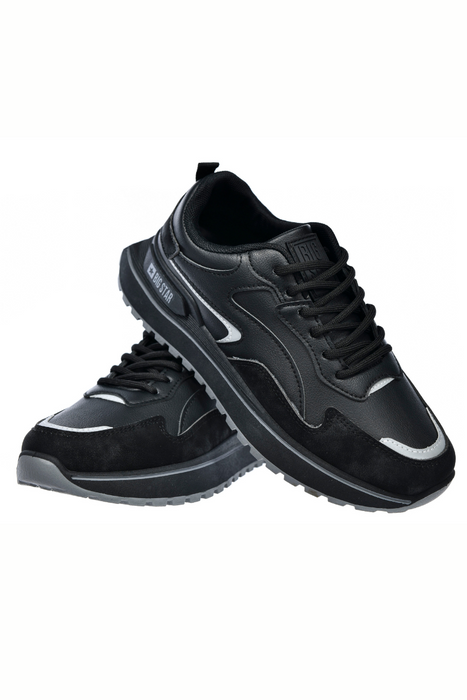 Stylové dámské černé tenisky vyrobené z ekokůže Big Star