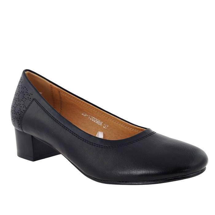 Černé dámské lodičky na vysokém podpatku značky Potocki