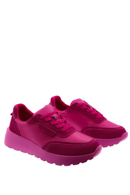 Modré prolamované kožené ploché boty