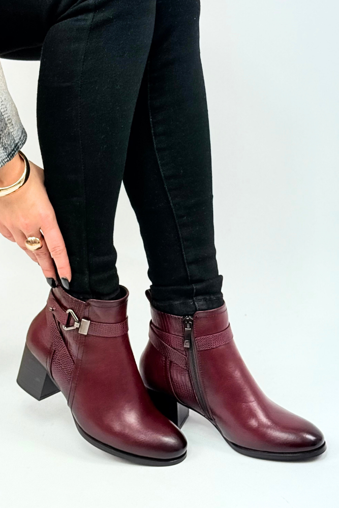 Hnědé semišové ploché boty, zateplené