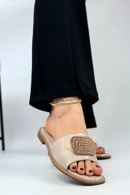 Zlaté dámské žabky Potocki