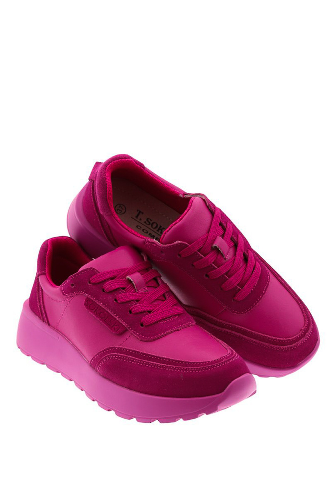 Modré prolamované kožené ploché boty