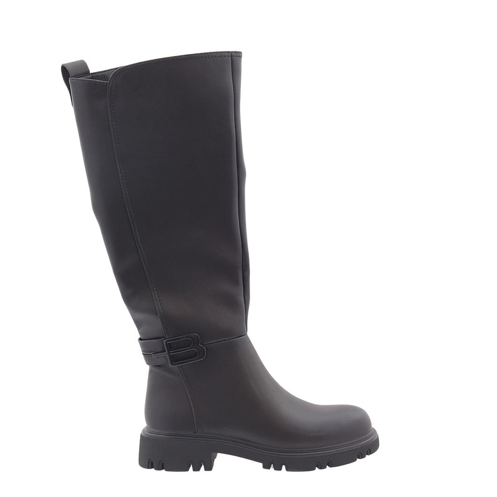 Dámské černé kožené kozačky na zip