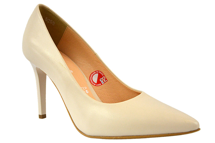 Arka 6268 béžové vysoké podpatky