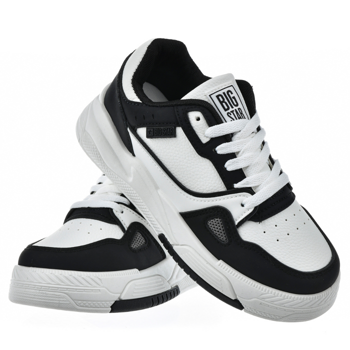 Dámské černobílé tenisky s masivní podrážkou Big Star