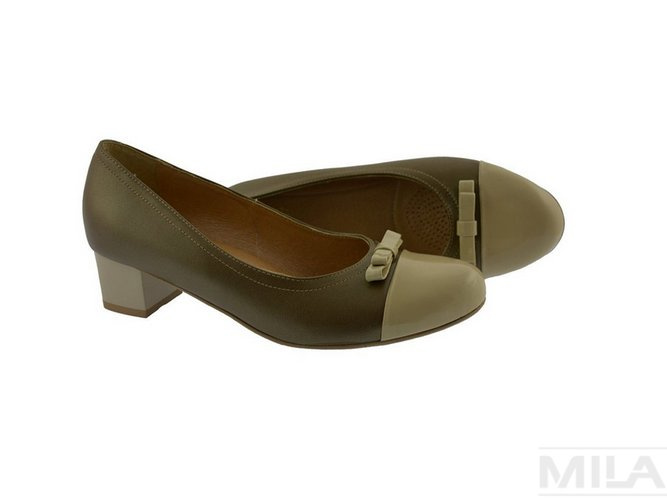 Lodičky ESPIRITO by DAREX s mašlí na nízkém podpatku C-498/23