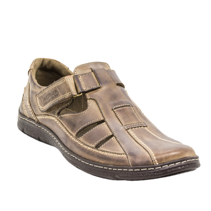 Pánské hnědé jarní boty Joker