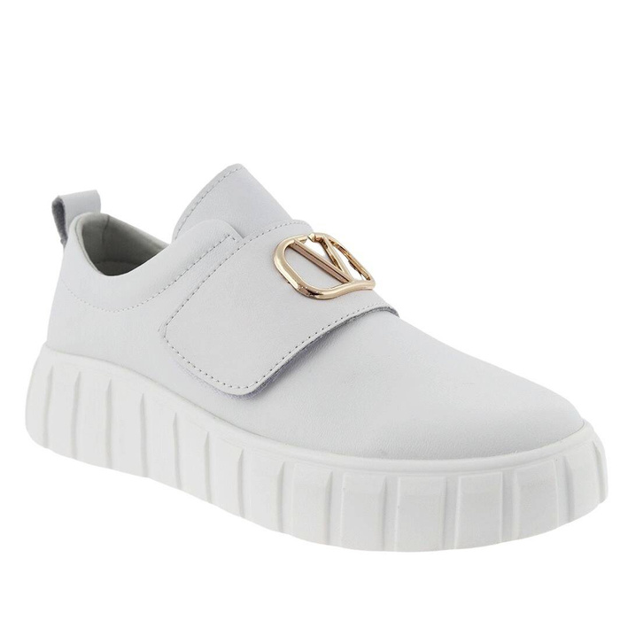 Dámské bílé boty na platformě Vinceza