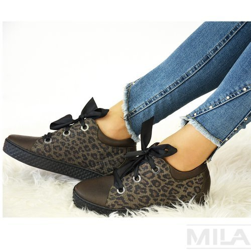 Stylové boty Kampa s leopardím potiskem N181