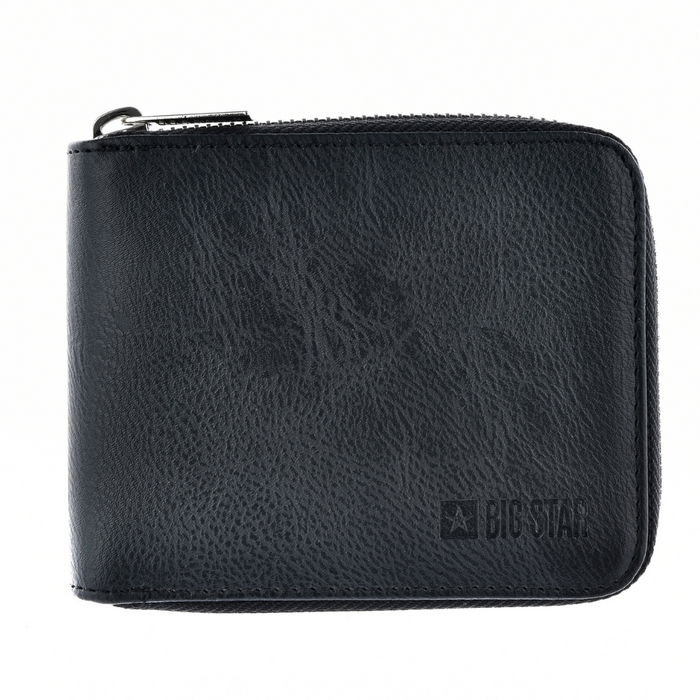 Malá černá peněženka se zipem Big Star
