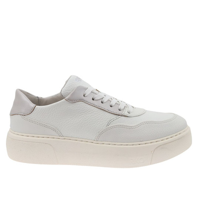 Bílé kožené boty 0RRS6_X__6THF Ryłko