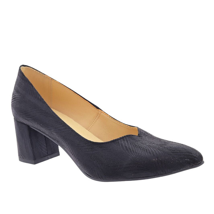 Klasické černé lodičky s blokem Dantex