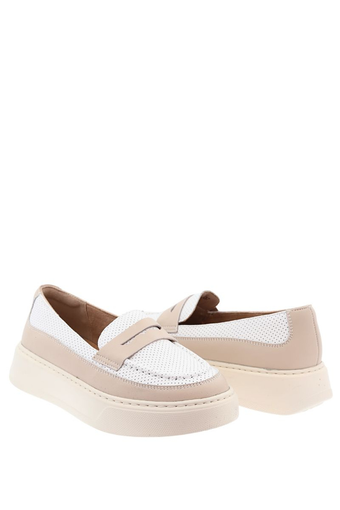 Dámské béžové a černé boty na silné platformě