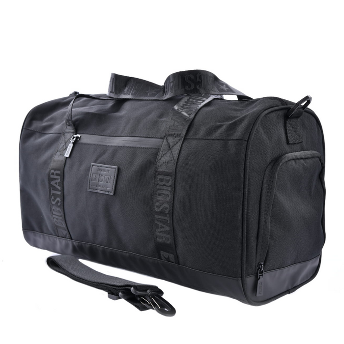 Velká černá cestovní taška s odnímatelným popruhem Big Star