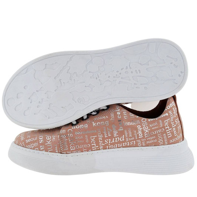 Růžové dámské boty z přírodní kůže Artiker