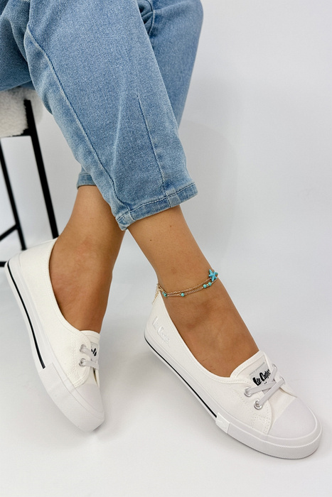 Bílé dámské tenisky Lee Cooper