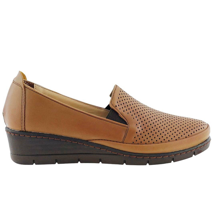 Dámské červené boty na klínku T.Sokolski