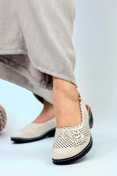 Szare lekkie tenisówki damskie przewiewne