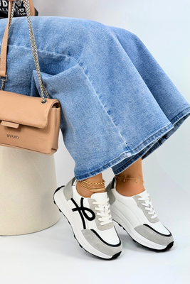 Modré prolamované kožené ploché boty