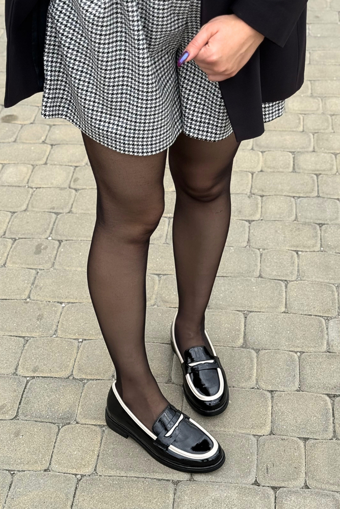 Hnědé dámské mokasíny s plochou podrážkou