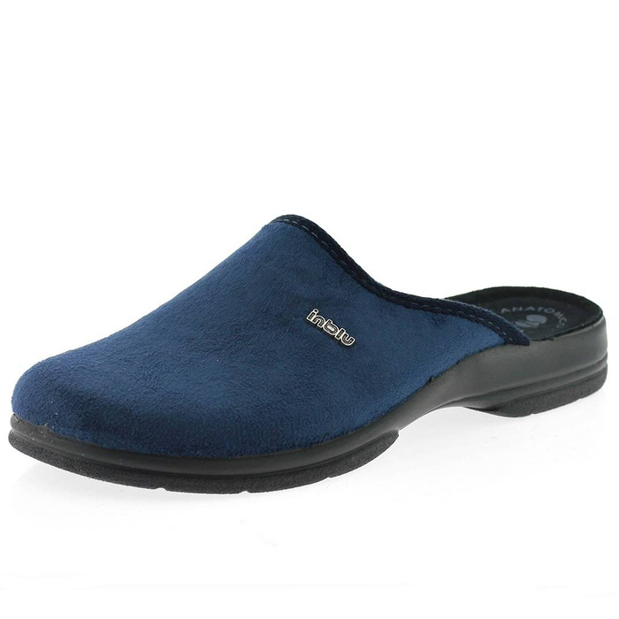 Pánské domácí pantofle v námořnické modré barvě