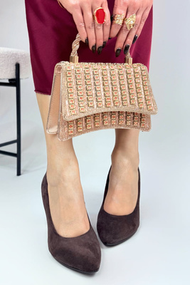 Černé semišové kotníkové boty se zipem vzadu