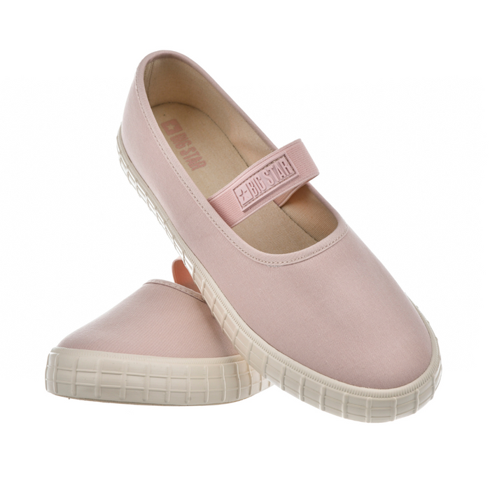 Dámské tenisky s gumičkou v nahé barvě Big Star