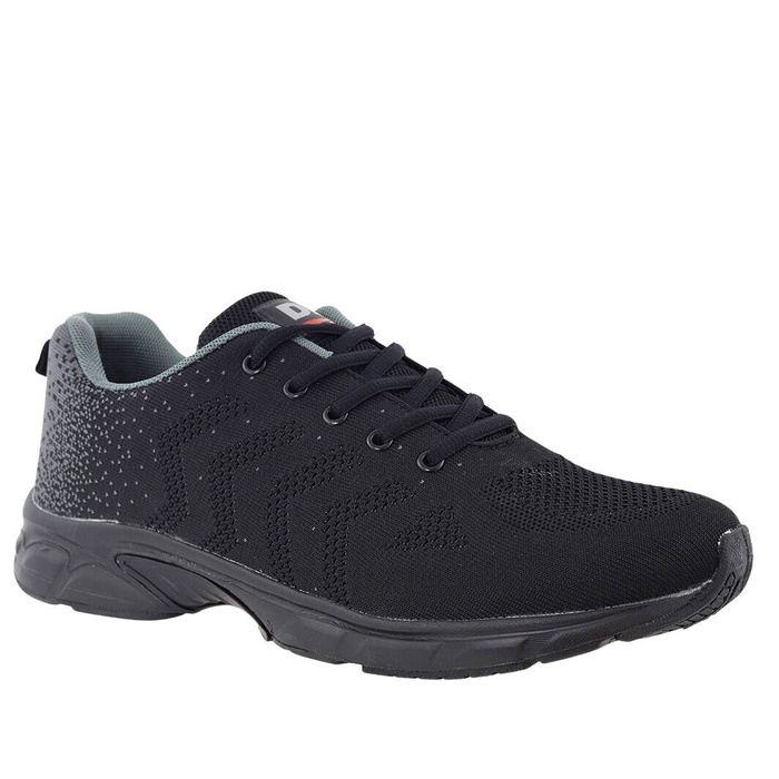 Černé pánské sportovní boty, velké velikosti DK