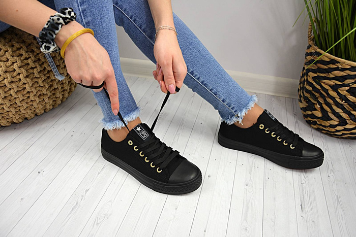 Novinky 9SP30-1141 tenisky, černé