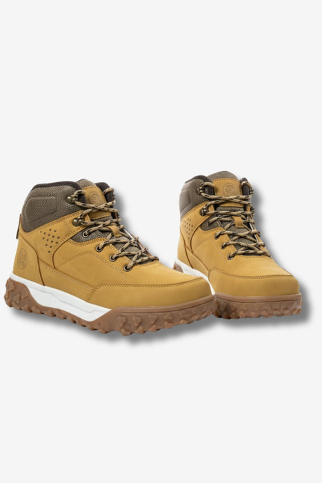 Pánské kožené zateplené zimní boty, černé, Lee Cooper