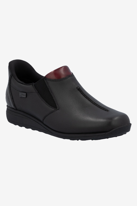 Dámské prolamované slip-on boty v platinové barvě