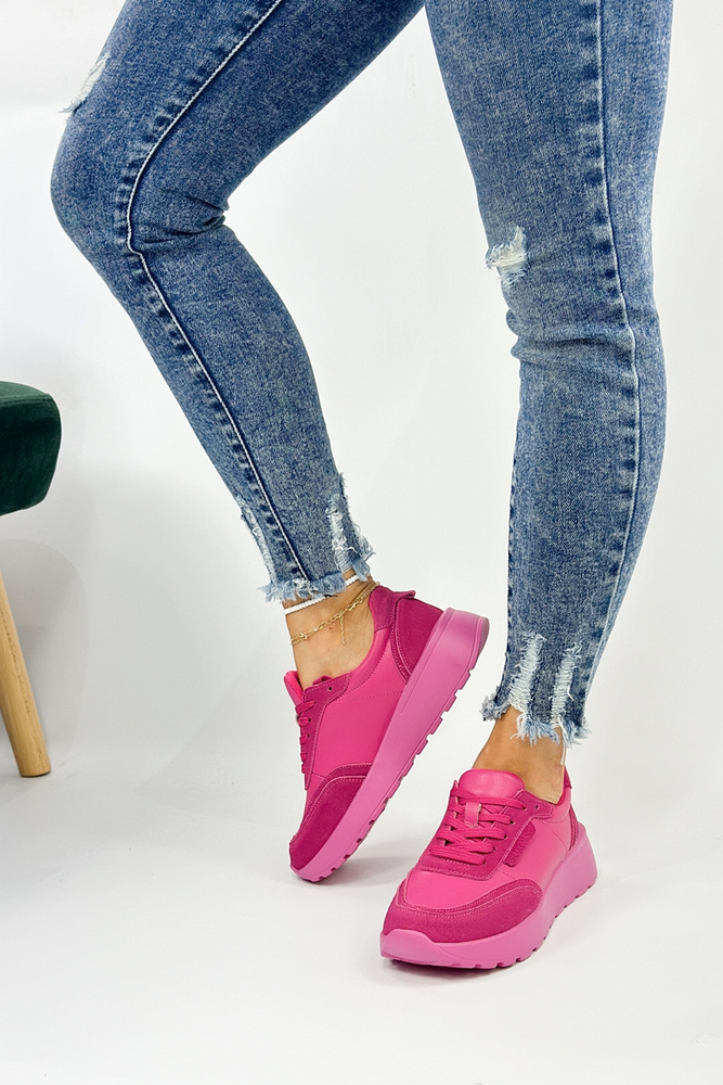 Modré prolamované kožené ploché boty