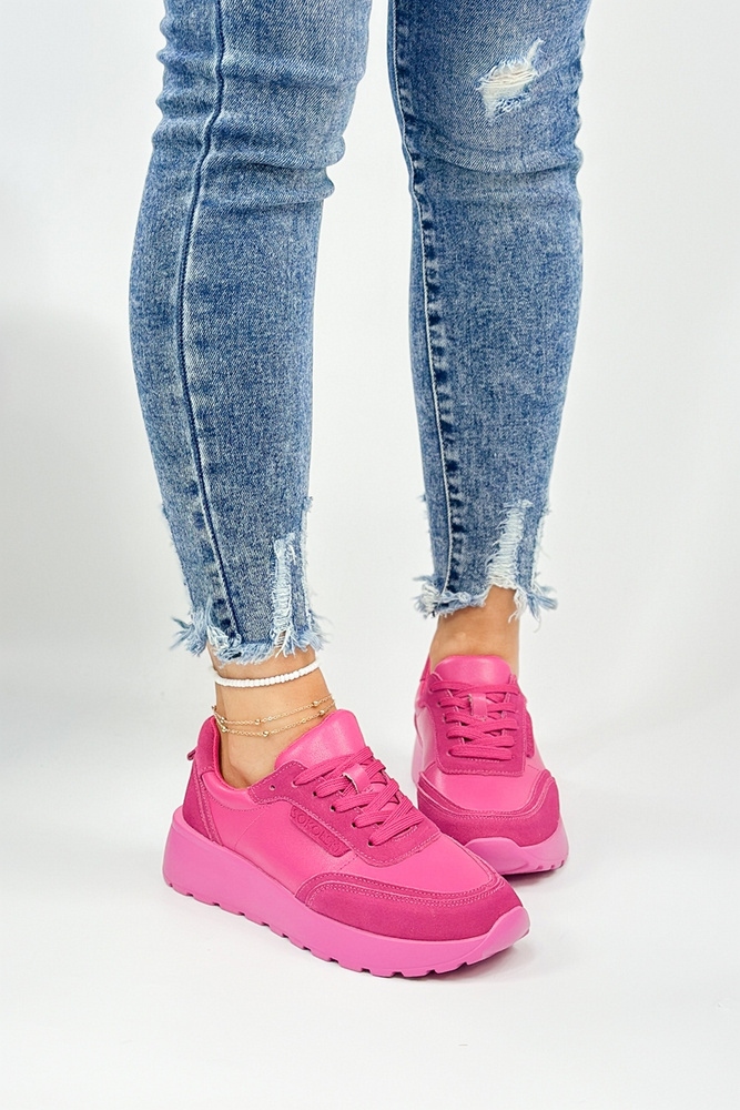 Modré prolamované kožené ploché boty