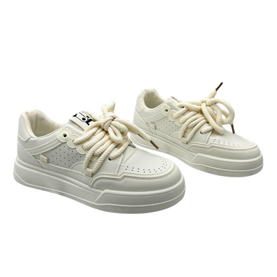 Béžové tenisky s nášivkou Seastar panda