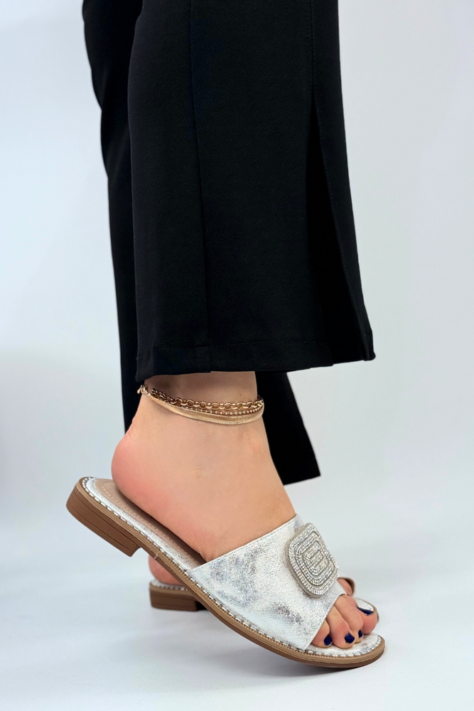 Zlaté dámské žabky Potocki