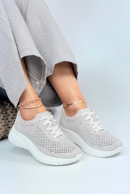 Modré prolamované kožené ploché boty