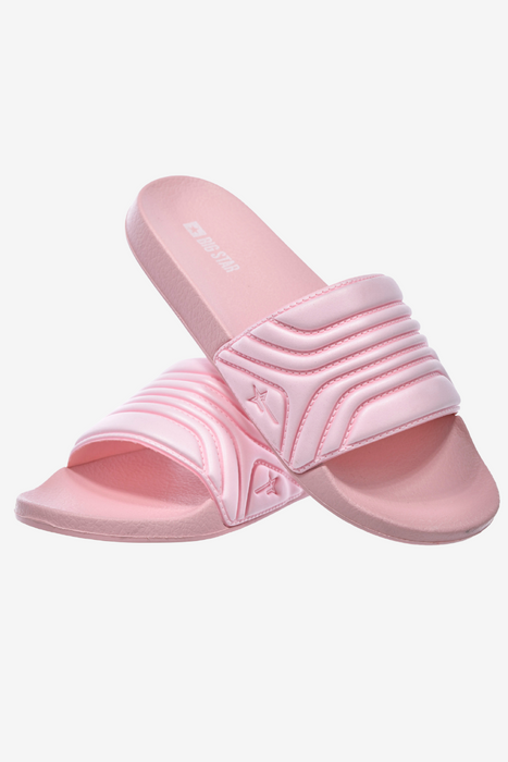 Klapki damskie czarne z ekoskóry płaskie Big Star