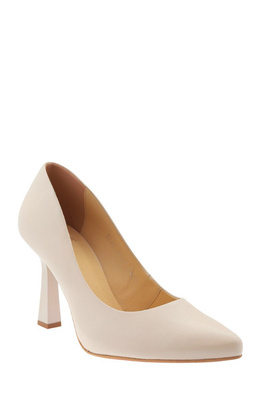 Dámské černé kožené lodičky se zdobením