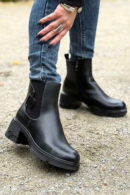 Hnědé semišové ploché boty, zateplené