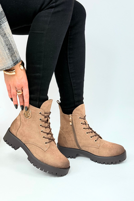 Černé kotníkové boty Potocki s ozdobným podpatkem