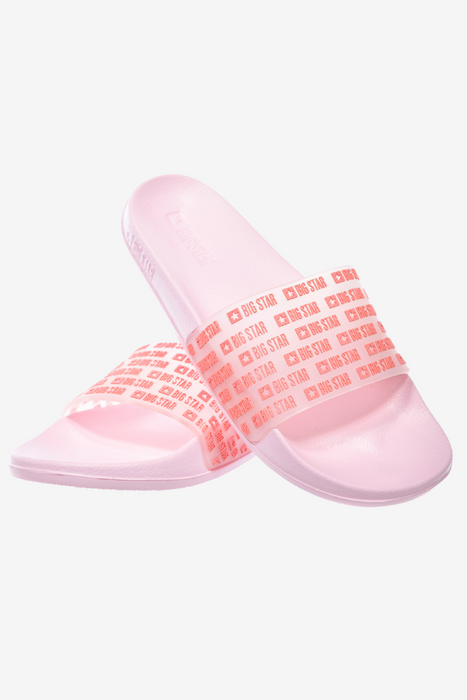 Klapki damskie czarne z ekoskóry płaskie Big Star